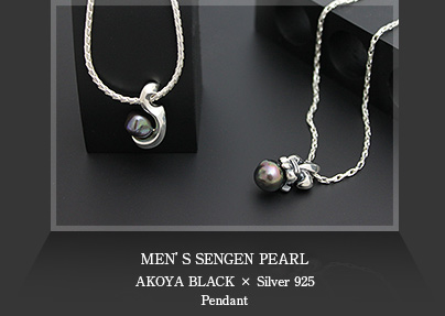 MEN’S SENGEN PEARL AKOYA PEARL × Silver 925 Pendant